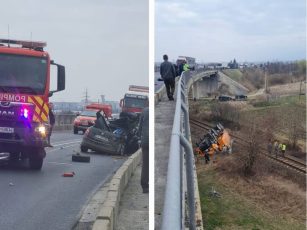 Accident cu trei victime pe centura Avrigului. Circulația este blocată