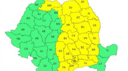 Cod galben de furtună și grindină