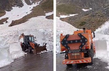 VIDEO: Zăpadă de peste 4 metri pe Transfăgărășan