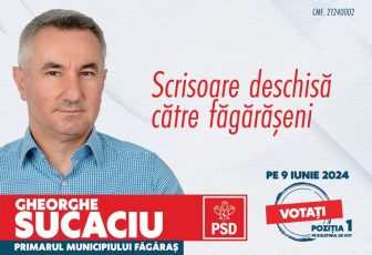 Publicitate electorală  | Scrisoare deschisă către făgărășeni