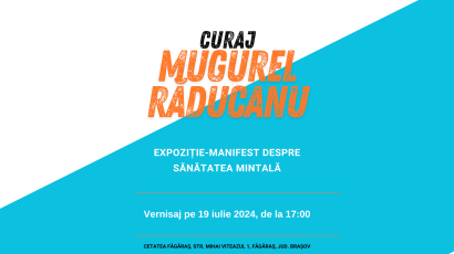 Mugurel își expune lucrările în Cetatea Făgăraș: #CURAJ, expoziție-manifest despre sănătatea mintală