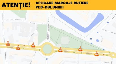 Circulație restricționată parțial pe Bulevardul Unirii, între 12 și 13 august 2024