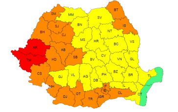 Caniculă în toată țara, luni și marți