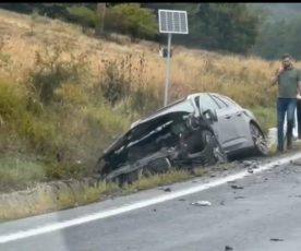 Două persoane rănite într-un accident produs pe DN 1, între Perșani și Vlădeni