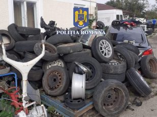 90 de tone de deșeuri depozitate ilegal pe str. Negoiu, descoperite de polițiști