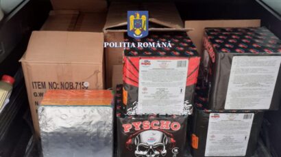 430 kg de artificii ilegale, descoperite de polițiști în Poiana Brașov