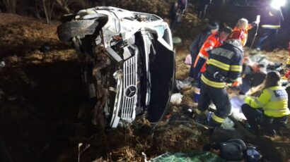 Două femei și doi bărbați au fost transportați la spital, după accidentul de la Codlea