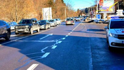 Se circulă „bară la bară” pe DN 1, în judeţul Braşov. Ce rute alternative recomandă Poliţia