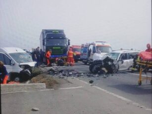 Două persoane au decedat într-un accident grav, între Olteț și Sâmbăta de Jos