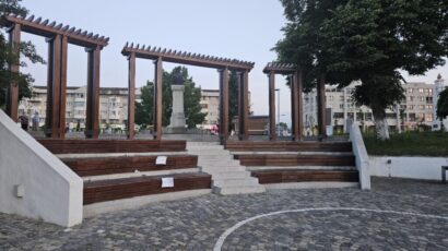 Cină comunitară în aer liber, cum n-a mai văzut Făgărașul, după Bikeathon