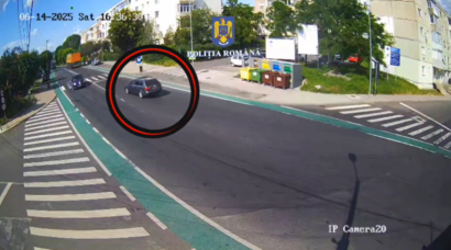 Șofer de 19 ani, urmărit de poliție pe străzile din Făgăraș. A fost prins fără permis, băut și sub influența drogurilor