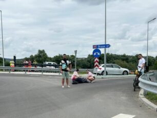 Accident pe centura ocolitoare, la patru ore după inaugurare