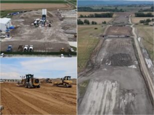 Se lucrează între Sâmbăta de Sus și Făgăraș, lotul 4 al Autostrăzii A13