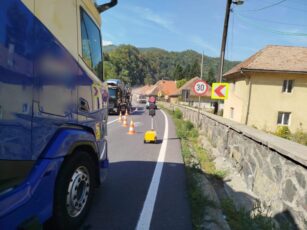Restricții de circulație pe DN 1 în județul Sibiu. Trafic dirijat cu semafoare