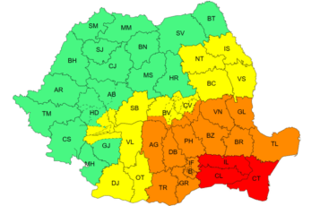 Vreme rece, ninsori la munte și vânt puternic până joi