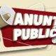 ANUNT PUBLIC