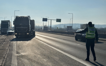 Polițiștii rutieri și RAR, acțiune de amploare pe DN1