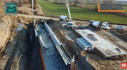 Primele poduri și viaducte prind formă pe Autostrada Sibiu - Făgăraș