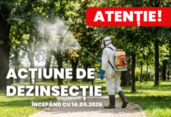 Începe dezinsecția în oraș. Acțiunile vor dura două săptămâni