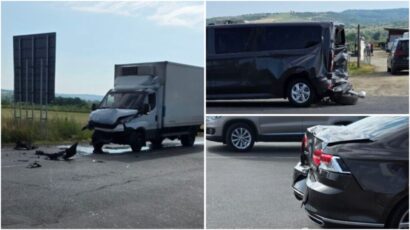 Persoană rănită în accidentul rutier de la ieșirea din Făgăraș către Brașov