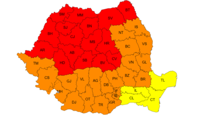 Județul Brașov intră duminică sub Cod roșu de caniculă. Sâmbătă, Cod portocaliu