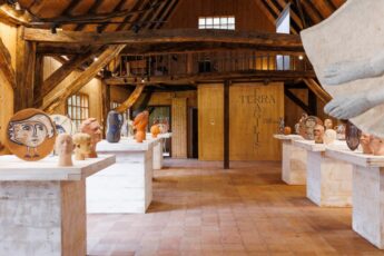 Expoziție de sculptură semnată de Virgil Scripcariu, la casa din Viscri a Regelui Charles