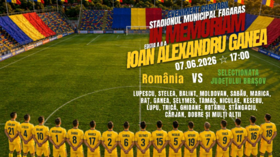 Meci caritabil la Făgăraș, în amintirea lui Alexandru Ganea