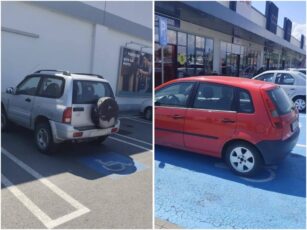 Șoferii care au parcat fără drept pe locurile rezervate persoanelor cu dizabilități, sancționați de Poliția Locală Făgăraș
