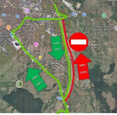 A1 se închide parțial în zona Sibiu, în noaptea de luni spre marți