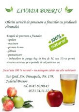 Transformă-ți fructele din livadă în suc natural 100%, pasteurizat și gata de băut!