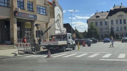 Semafoarele din centru sunt înlocuite