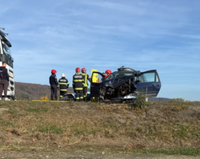 Accident între Avrig și Bradu, provocat de un șofer de 71 de ani