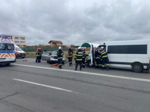 Șapte persoane transportate la spital, după accidentul din Brașov