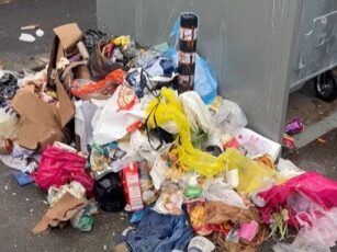 Trei făgărășeni fără contract de salubritate, depistați după ce au abandonat gunoiul