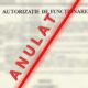 DECLARAT NUL - certificat constatator privind autorizarea funcționării SSM